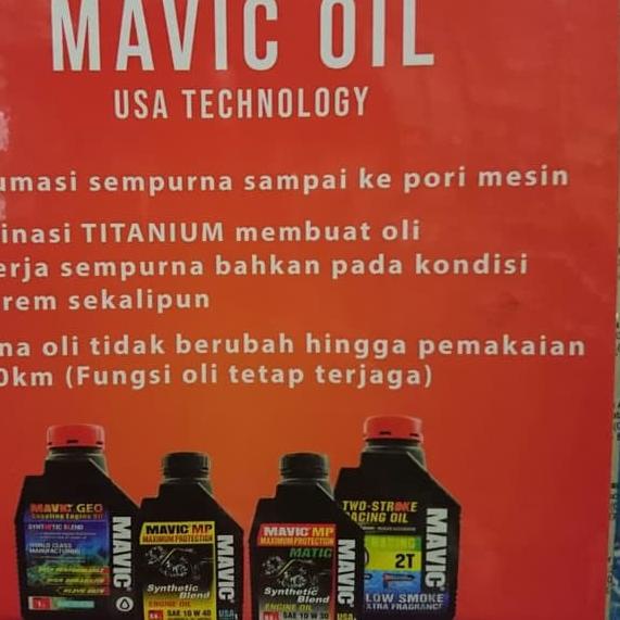 MAVIC GEO 10W 40 1L oli motor synthetic world class nmax aerox xmax fu