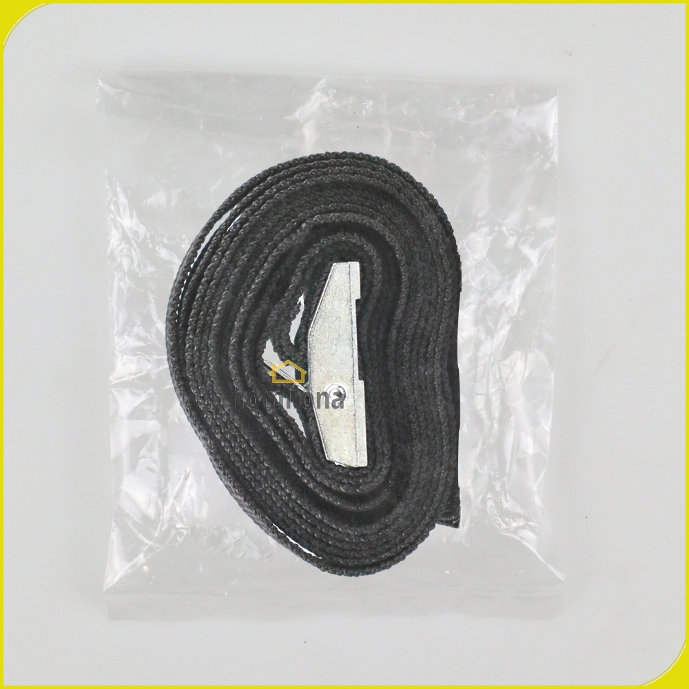 Tali Strap Pengikat Barang Tie Down Cargo Belt Rope 2 Meter x 2.5 cm XhaoR XR2 Black