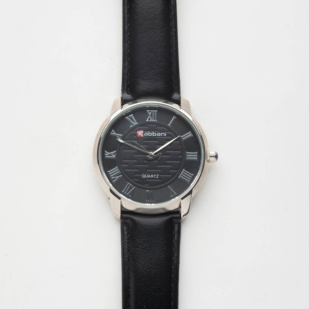 Jam tangan Kulit Pria Anti Air Rabbani RB-8003 Jam Tangan Kulit Cowok