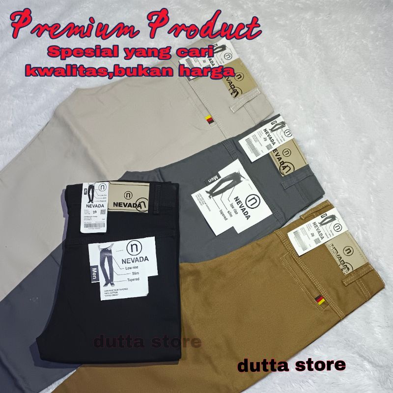 Celana Panjang Chino Pria Dewasa Chinos Premium Cino Distro Cinos Jumbo Slimfit Pensil Melar