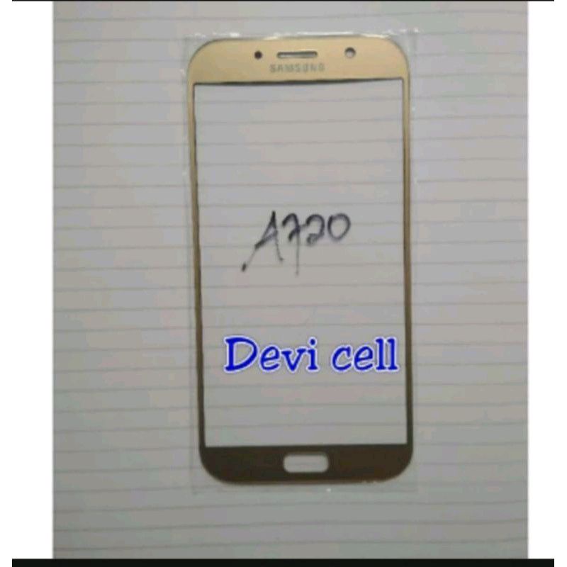 KACA LAYAR DEPAN LCD SAMSUNG GALAXY A7 2017 A720 A720F KACA TOUCHSCREN GORILLA GLASS ORIGINAL