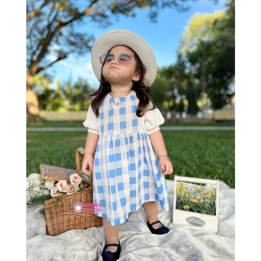 HoneyBlossom - dress anak / dress anak 1 tahun / dress anak bayi perempuan lily