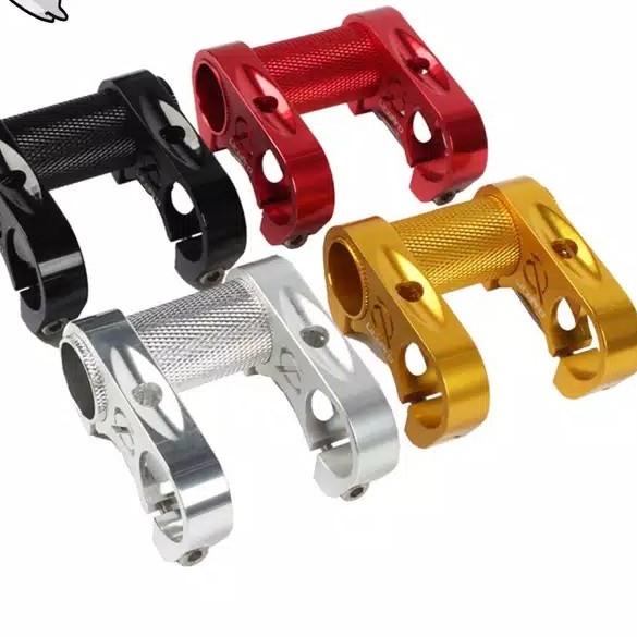 Litepro Stem Handlebar Sepeda Double Stem Adjustable adapter stang - Merah