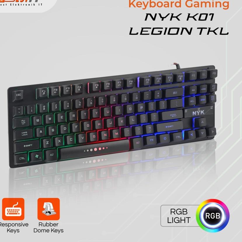 Keyboard Gaming NYK TKL K01 Gaming Keyboard