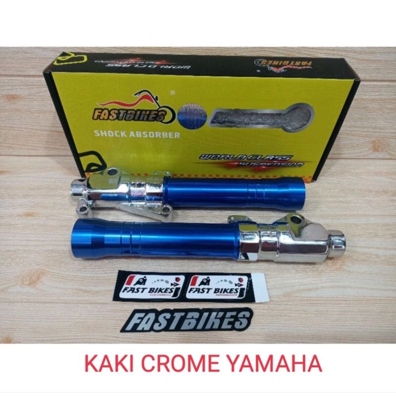 TABUNG SHOCK DEPAN VARIASI KAKI CROME HONDA/YAMAHA MIO XEON FINO BEAT VARIO SCOOPY VARIO 125/150 OLD