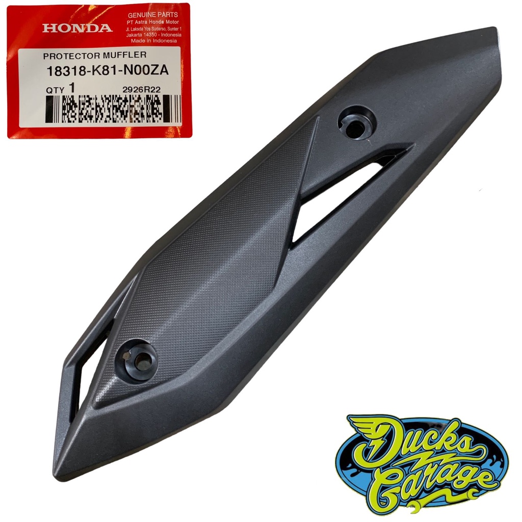 18318-K81-N00ZA Cover Tameng Tutup Knalpot Honda Beat Eco Street 2016 - 2019 Original