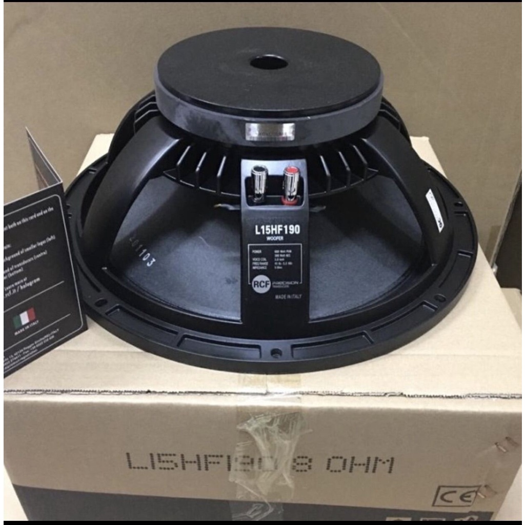 Speaker Komponen Rcf L15 Hf190 Mid Bass Low Component 15 Inch Rcf L15 Hf 190 ( Bayar Ditempat )