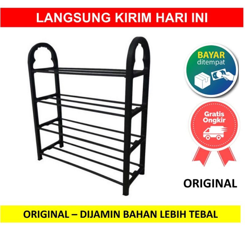 RAK SEPATU 4 SUSUN CH104/RAK SERBA GUNA