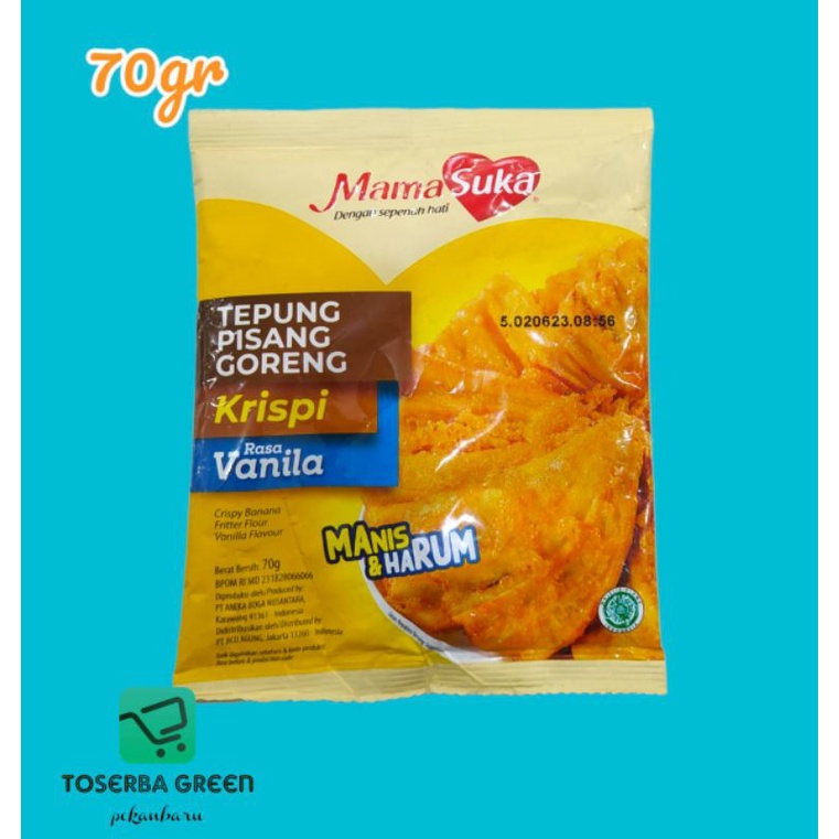 

Mamasuka Tepung Pisang Goreng Vanilla 70gr