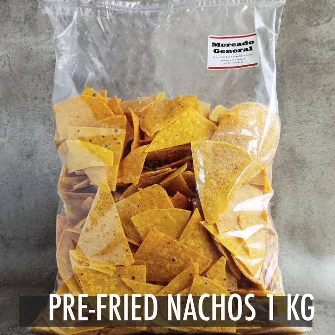 Fried Yellow Corn Tortilla Chips (Nachos) - 1 kg