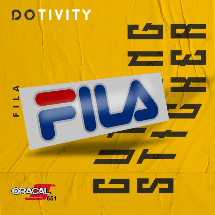 

Cutting Sticker FILA 2 Colors