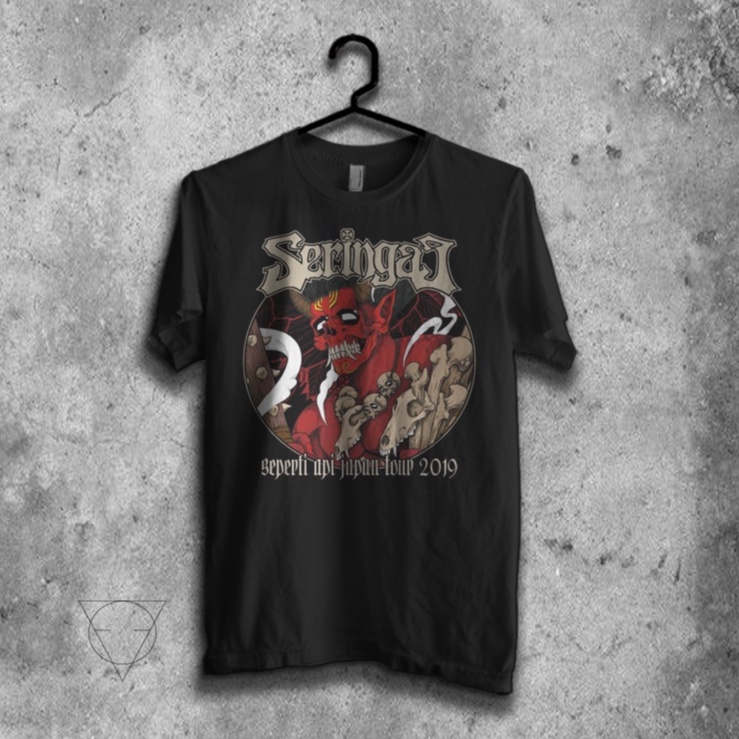 Kaos Musik Metal Seringai - Seperti Api Japan Tour 2019