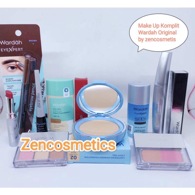 Wardah Paket Make Up Lengkap/ Wardah Make up Komplit /Make Up Parsel