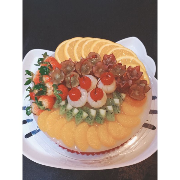 

puding tart buah