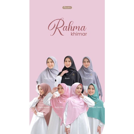 rahma khimar/ rahma khimar audina/ audina khimar/ audina/ jilbab instan