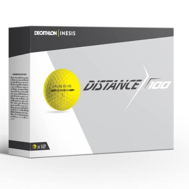 Jual Inesis Distance 100 Golf Ball x12 Yellow Shopee Indonesia