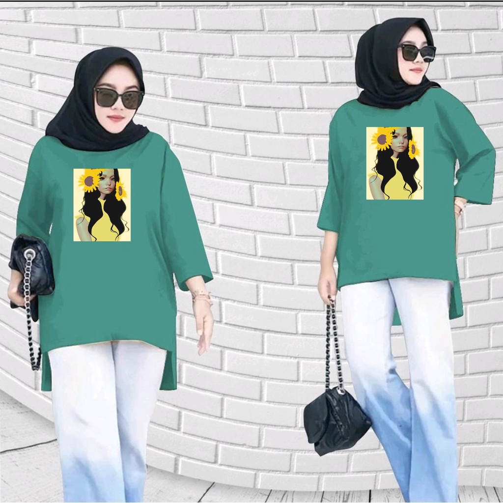 GSC - Long Tunik ANIME 017 / Tunik wanita jumbo / Tunik wanita dewasa / Tunik panjang / Tunik wanita ephipany x tomorrow