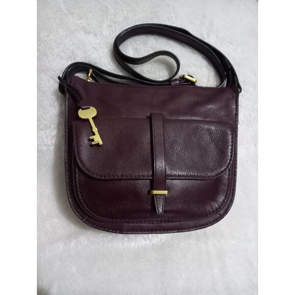 tas fossil ryder fig preloved
