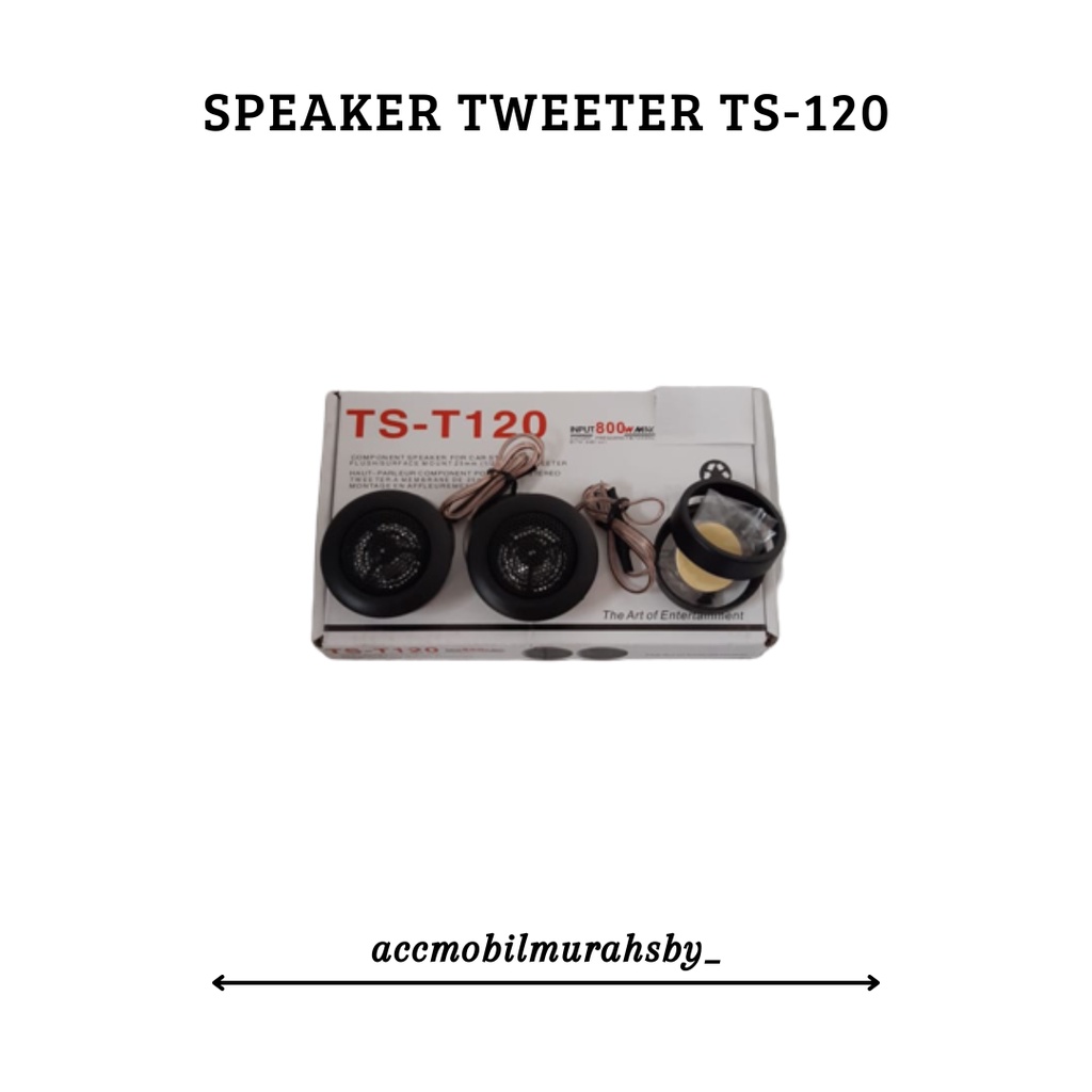 Tweeter Pioneer TS-T120 TS T120 120 Twiter Audio Speaker Mobil Universal