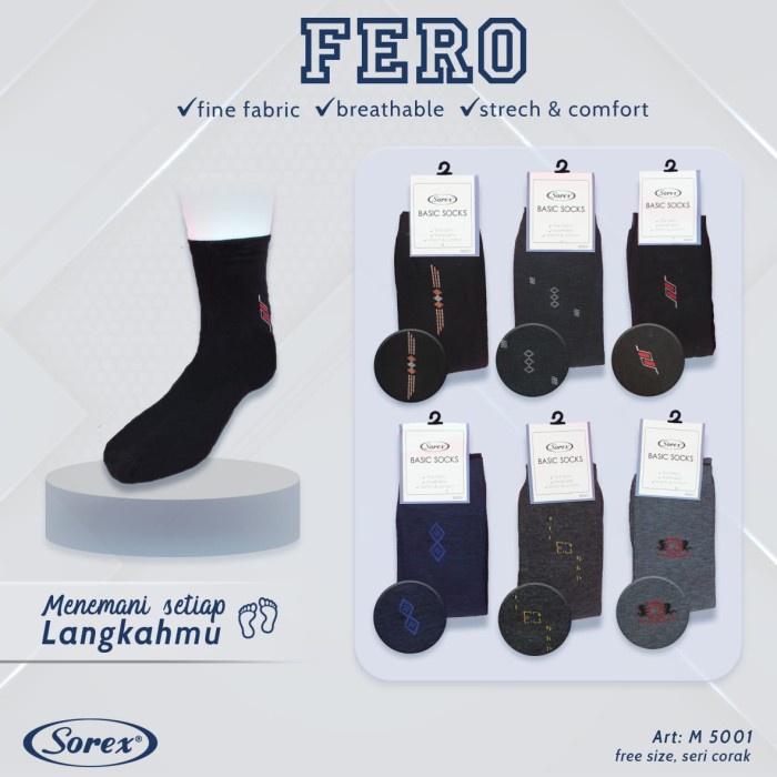 Kaos Kaki Pria Sorex m5001