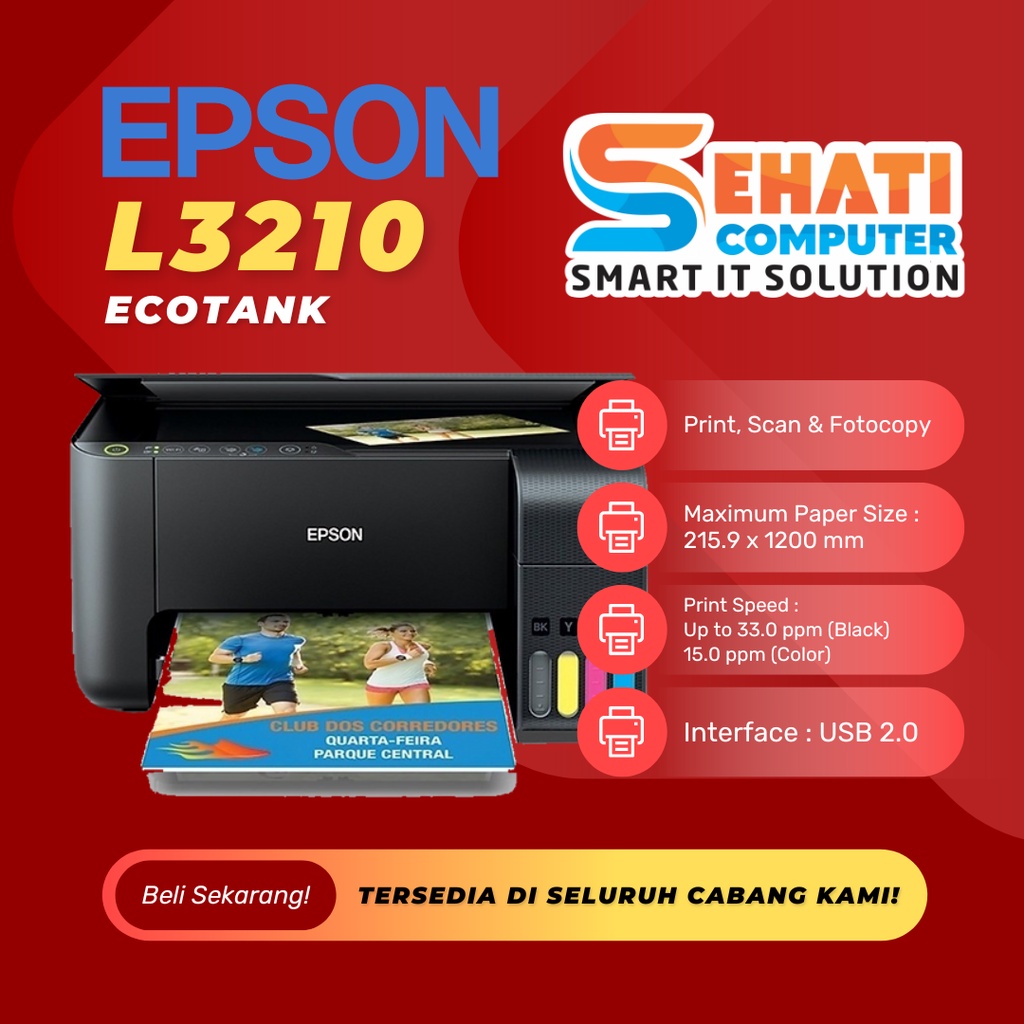 PRINTER EPSON All In One Eco Tank L3210