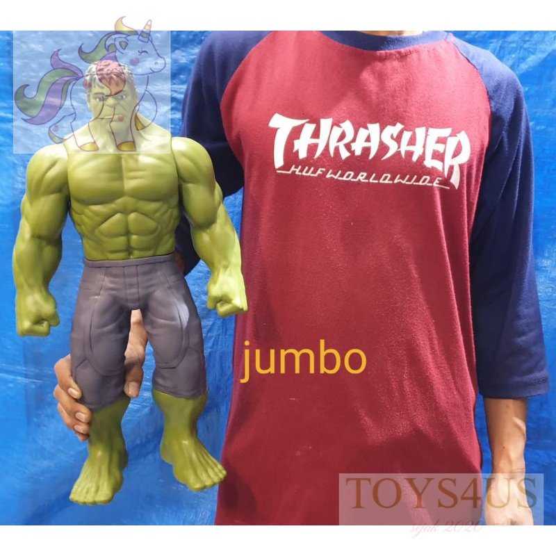 Toys4Us - Hulk Figure Avengers Jumbo Besar 46cm / Mainan / Hiasan / Pajangan / Koleksi