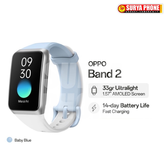 OPPO Band2 [AMOLED Screen, Fast-Charging]