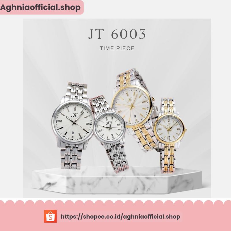 JIMS HONEY TIMEPIECE 6003/JAM TANGAN COUPLE RANTAI/JAM TANGAN MEWAH MURAH BERKELAS/HARGA SATUAN