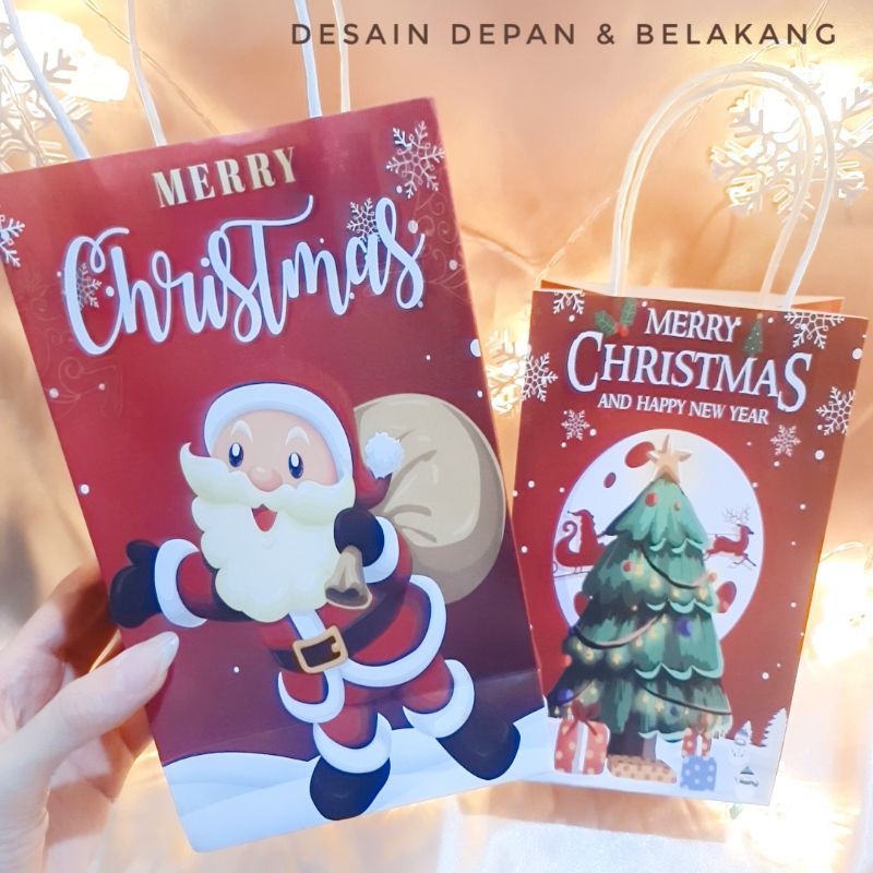 

15x7x21cm Christmas paper bag