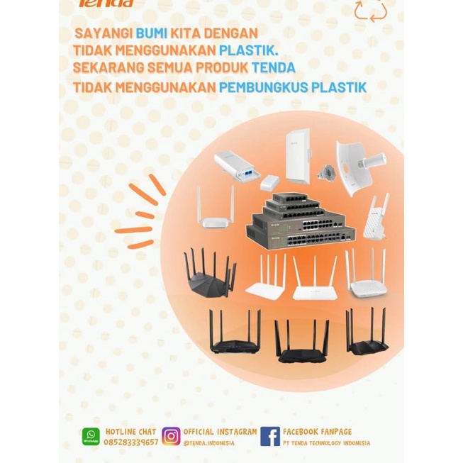 TENDA N301 Router Wireless 300Mbps Easy Setup Router