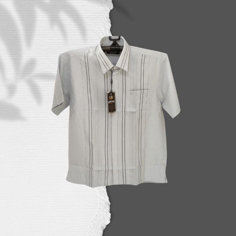 Kemeja Pria Motif Lengan Pendek Katun Impor Premium 9963(8) M, L, XL