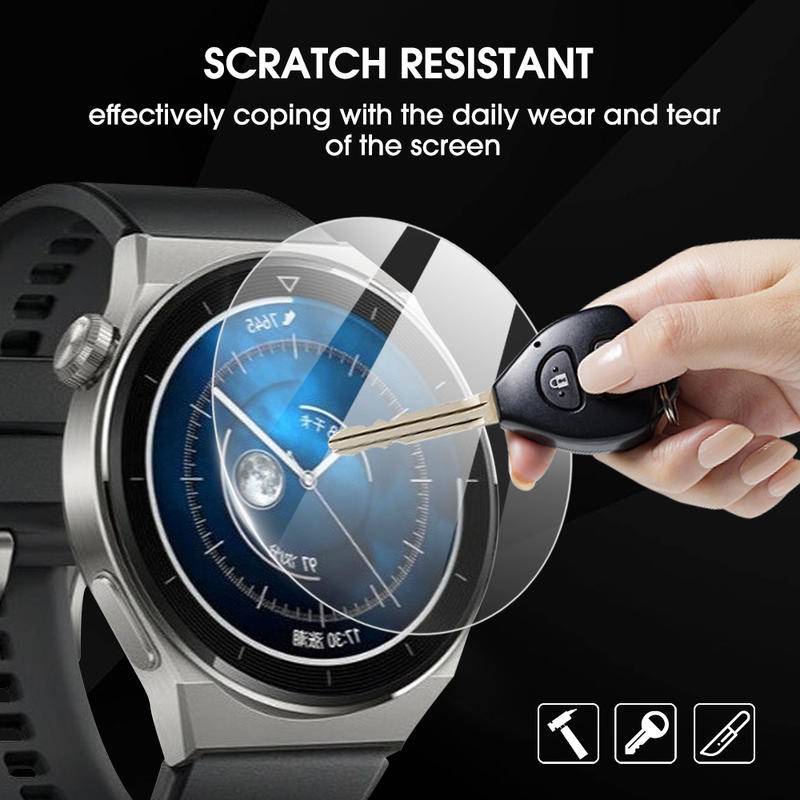 3pcs Tempered Glass Pelindung Layar Huawei Magic Watch GT2 2 Pro 46mm HD Tahan Ledakan Untuk Huawei Honor S1 GT