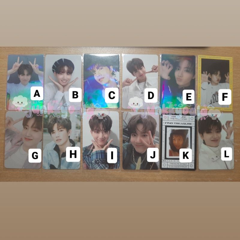 JUNKYU PHOTOCARD TREASURE BULYAM DAGU MAUNG MAGZ YELLOW TUSPI KEMPI BARET BABY PC