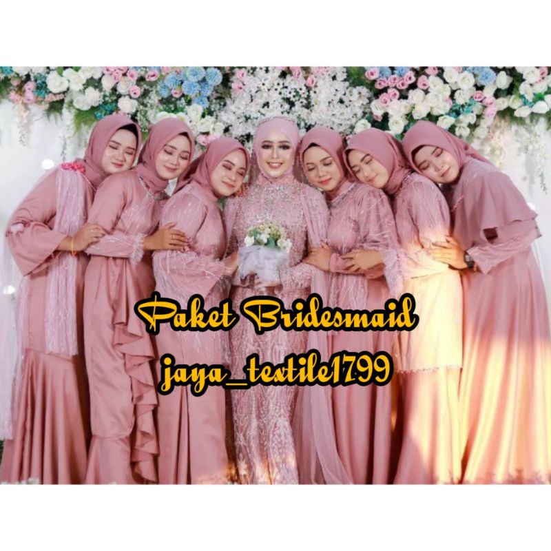 Paket Seragaman Bridesmaid / Baju Nikah / Baju Wisuda/ Seragaman Keluarga