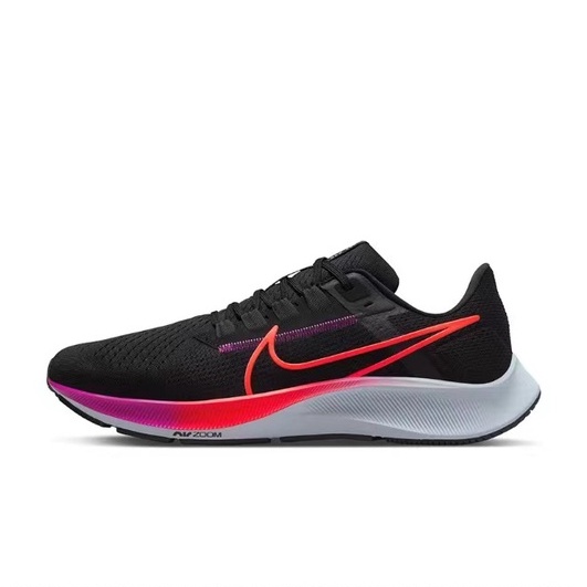 Nike Zoom Pegasus 38 cushioning breathable running shoes Black Hyper Violet