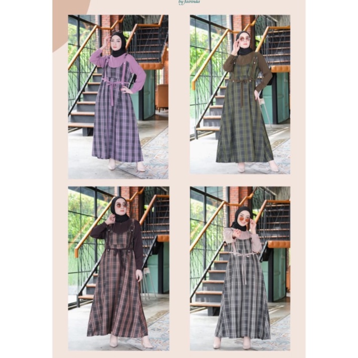 Dress MICHELLE MILEA Ori Mumtaz outer look design ITYCREPE mix katun KOTAK square michel dress shabby pastel DIY vintage