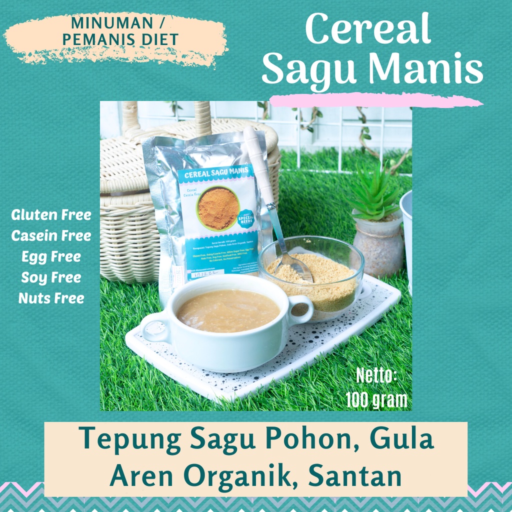 

Cereal Sagu Manis Aren Organik - Minuman Diet Special Needs