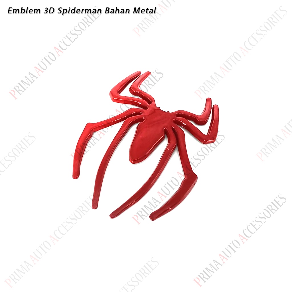 Emblem Super Hero 3D Spiderman Full Metal