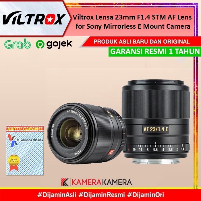 Viltrox Lensa 23mm F1.4 STM AF Lens for Sony Mirrorless E Mount Camera