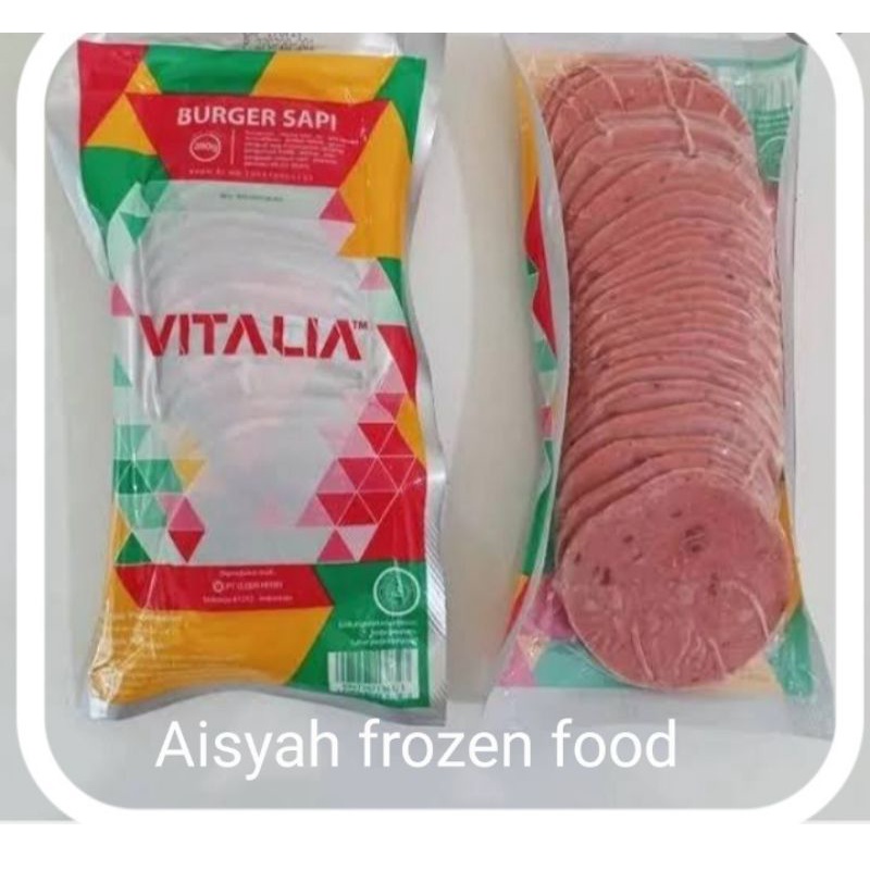 

Vitalia burger sapi berat 280 gram