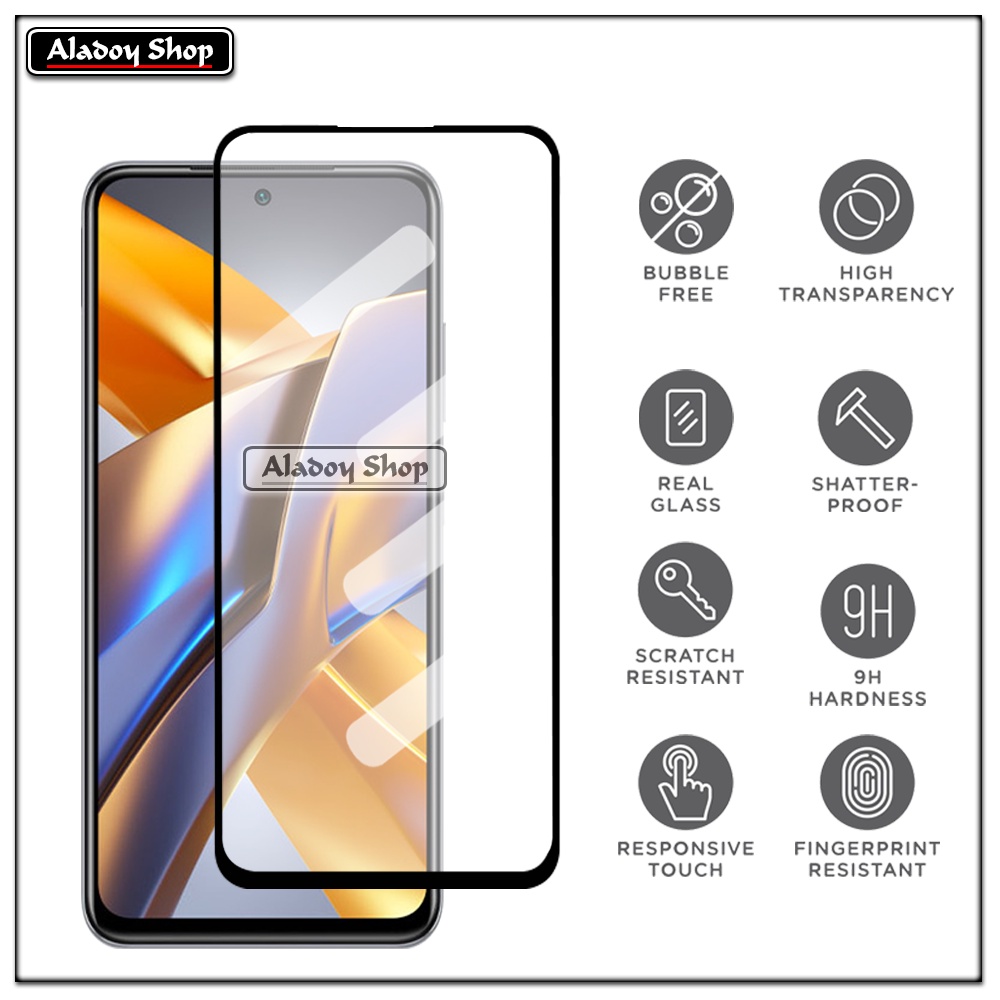 PROMO 3 IN 1 PAKET Tempered Glass Xiaomi Poco M5S Free Tempered Glass Camera dan Skin Carbon