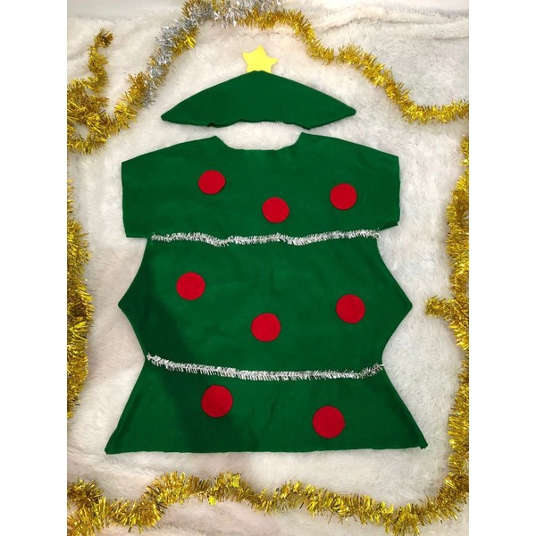 Kostum Anak Pohon Natal Christmas Anak | Costume Pesta Natal Merry Christmas