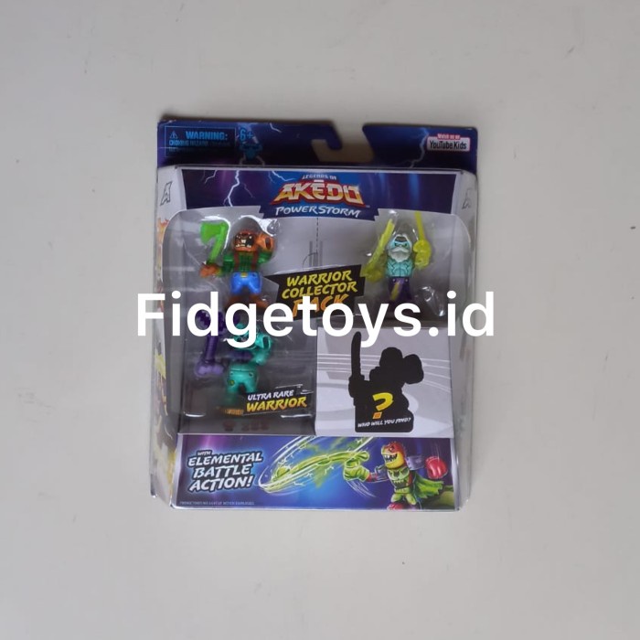 Legends of Akedo Powerstorm Warrior Collector 4 Pack