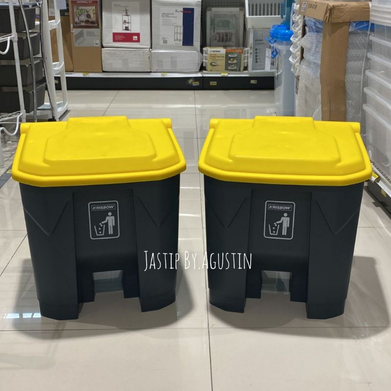 Krisbow Tempat Sampah Plastik Outdoor 30 Liter