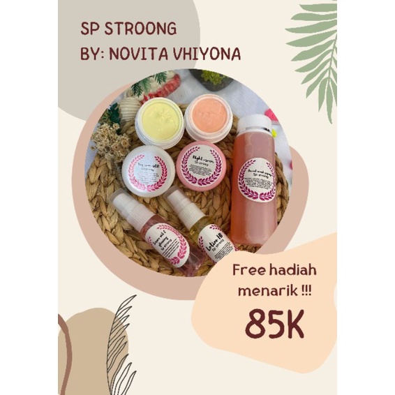SP Strong Skincare 100% Original. Cocok Untuk kulit yang susah Putih  (Free Gift)