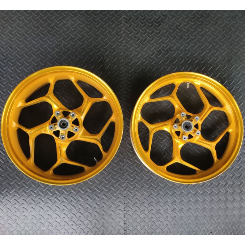 Velg Pelek Vixion Axio Tapak Lebar Gold 3 4.5 inch