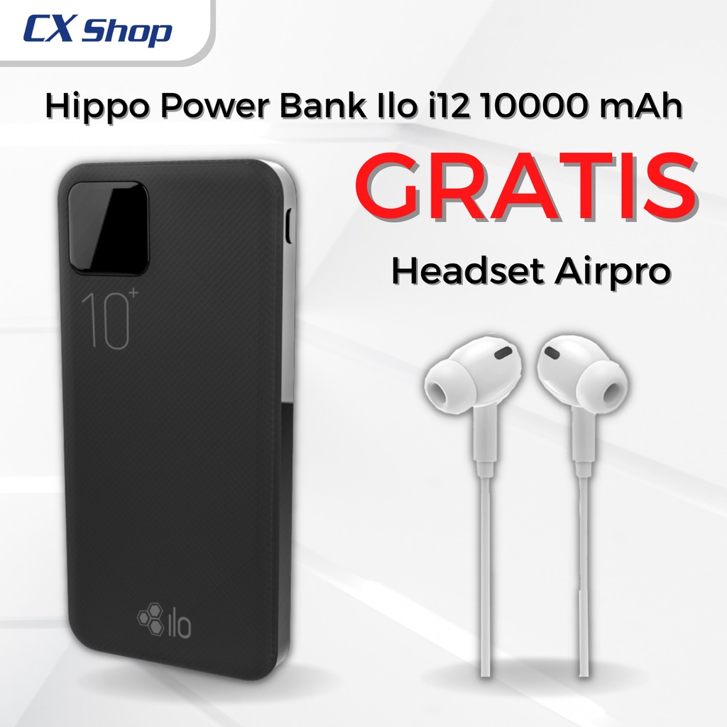 ILO Power Bank i12 10000mAh Smart Detect Charging - Multi Protection