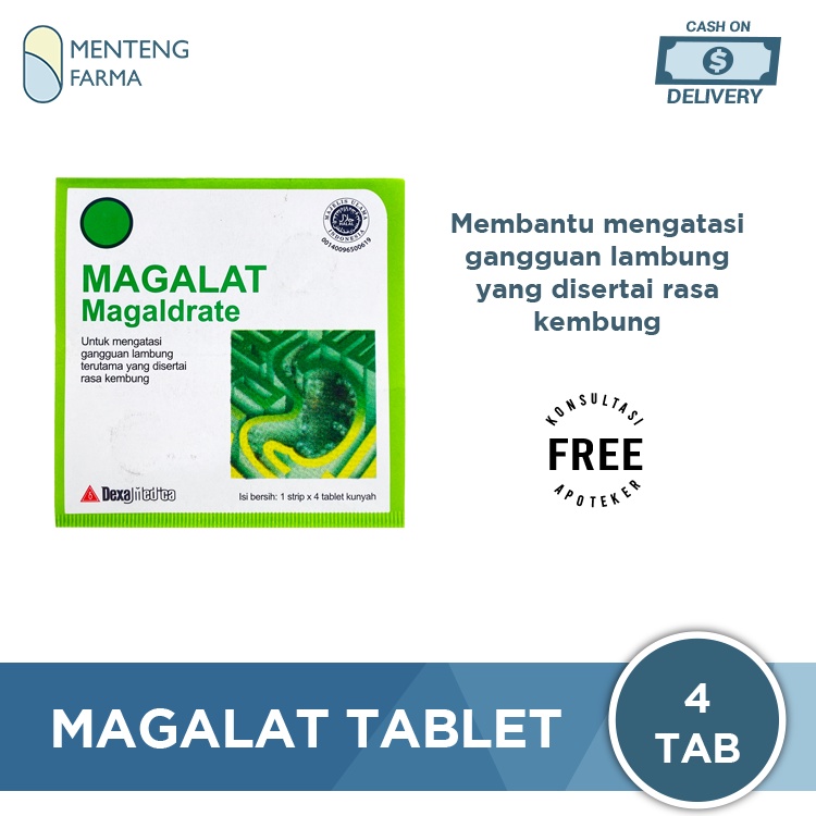 Magalat 4 Tablet - Obat Gangguan Lambung