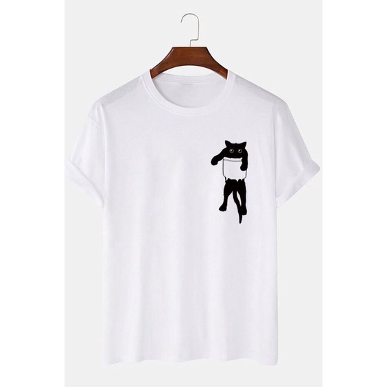 kaos kucing cat tshirt kaos gambar kucing