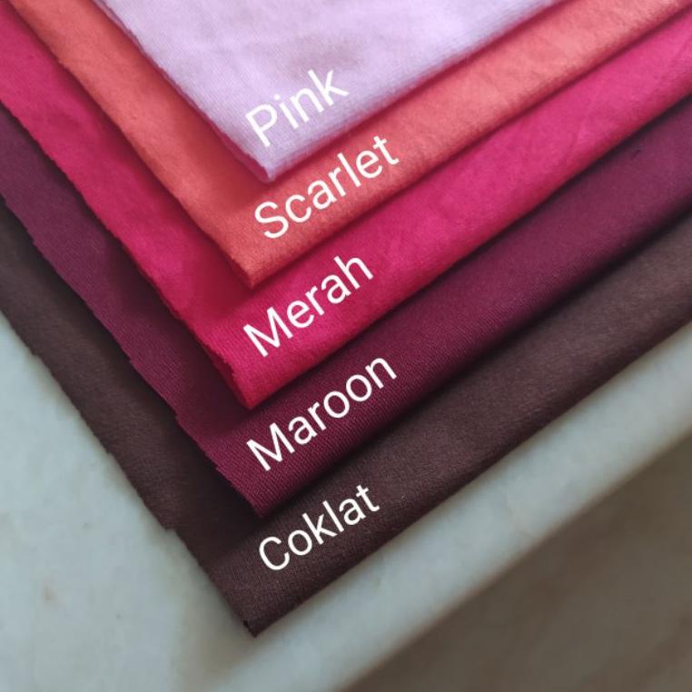 ㊔ Bahan Kain Kaos Polos Katun Bambu Spandek (Cotton Bamboo Spandex) TERBARU 2486 ☀